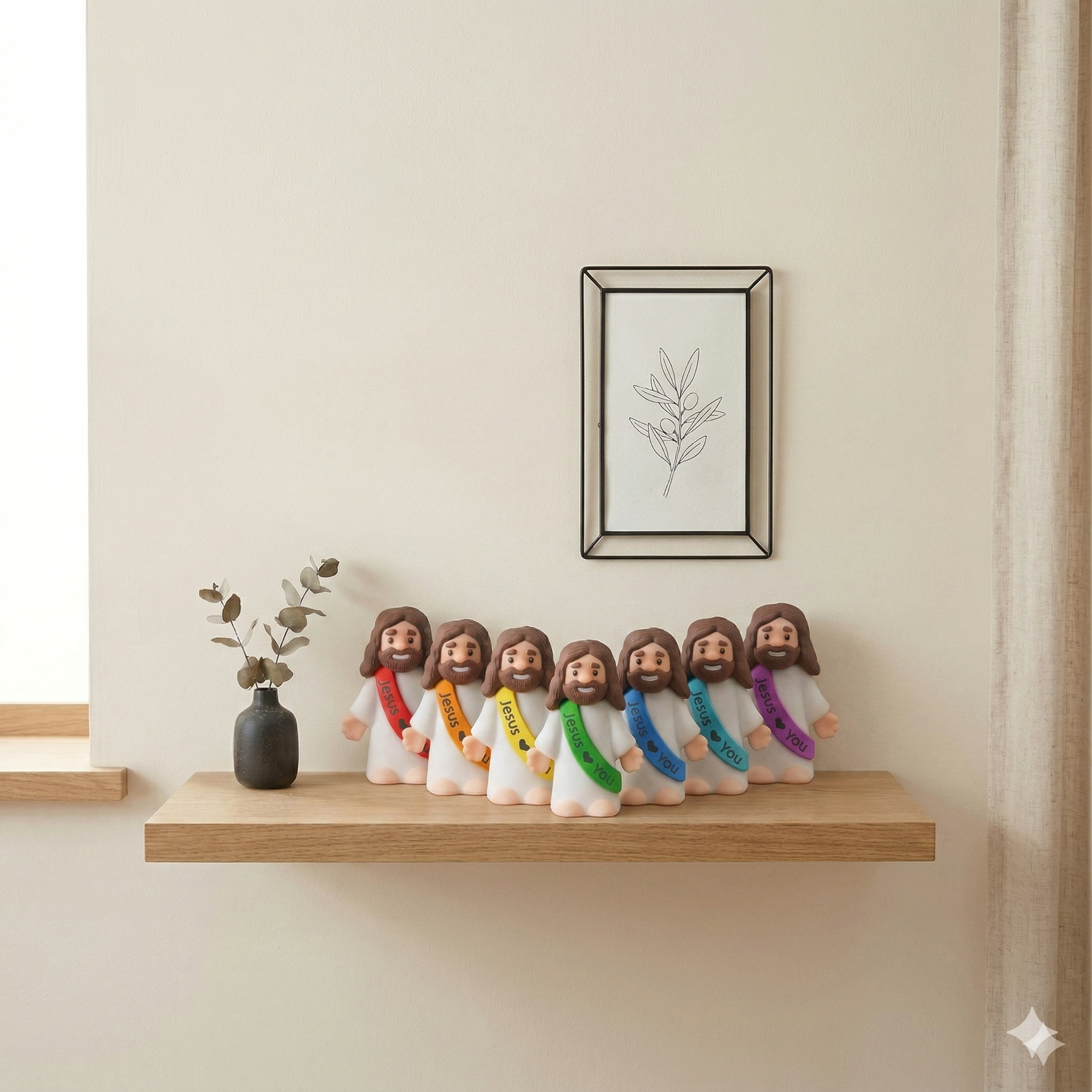 Mixed-color Little Jesus Figurines product photo 1